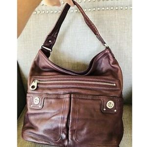 Marc By Marc Jacobs Purple Leather Tote